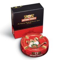 Arturo Fuente 4 Cigar Rest Ashtray and Cubanitos Sampler - Red Ashtray